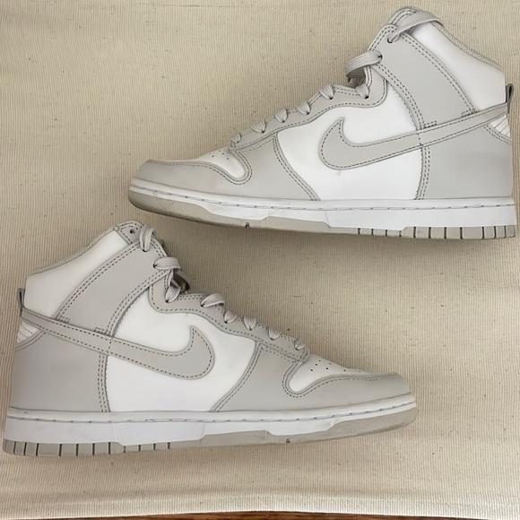 Men’s Nike Dunk High ‘Vast Grey’ - Worn three times DOES NOT COME WITH THE BOX - Picture 1 of 5